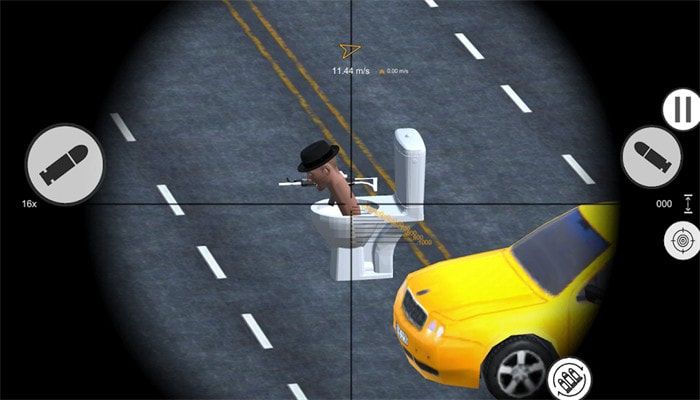 射击消灭各种的马桶人怪物(Head Toilet Battle Shooting 3D)1